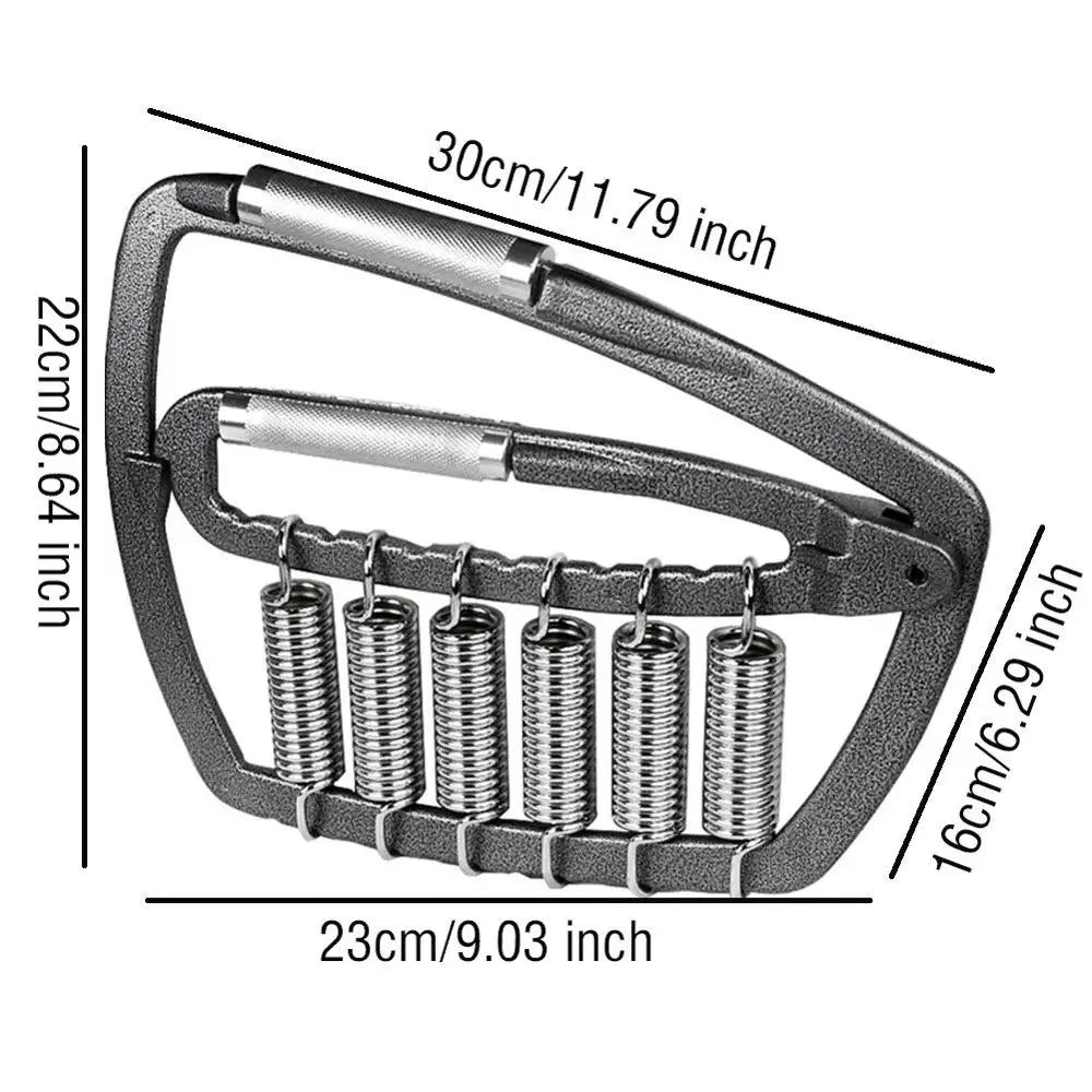 TENS-ION Solid Metal Hand Grip Dynamometer Hand Grip Strength Checker 165Lb Adjustable Grip Strength Trainer with 5 Heavy Duty Springs,Professional Forearm 
Finger Exercise Equipment for Athletes,Gym 
Home Workouts 4