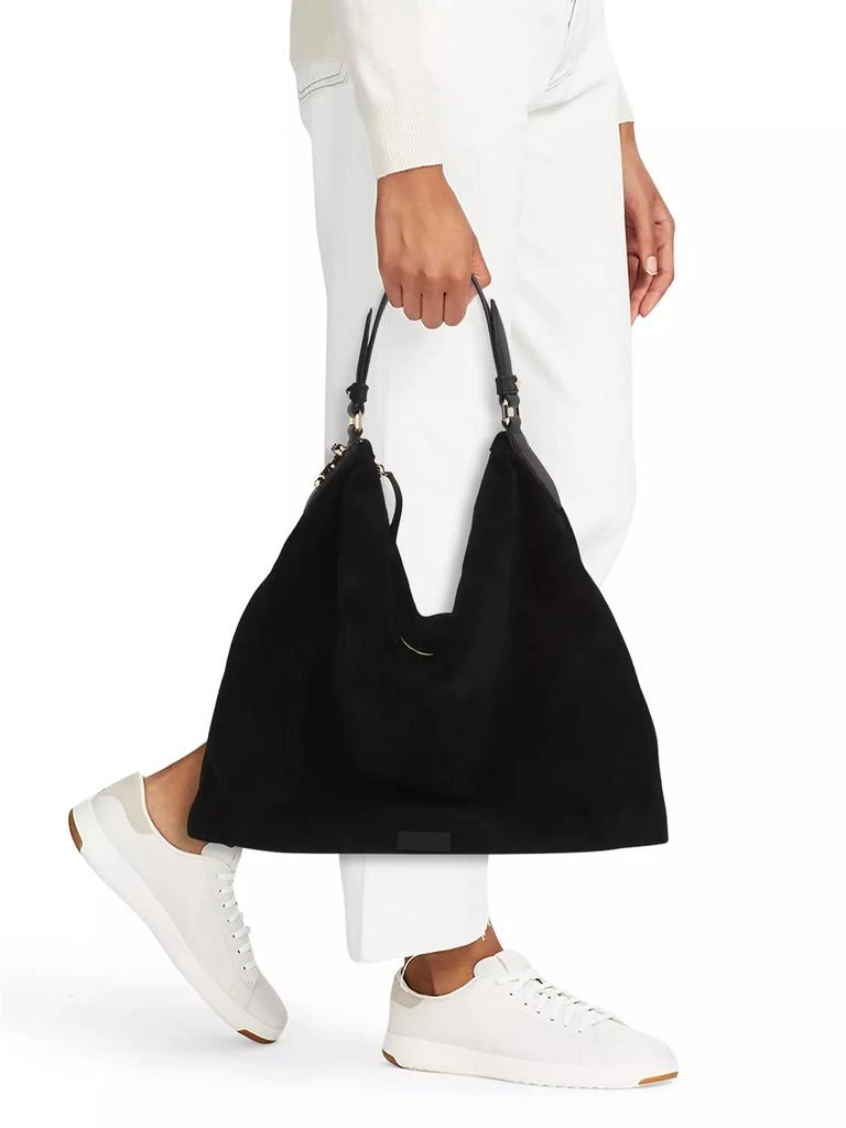 Jimmy Choo Ana Suede Hobo Bag 2