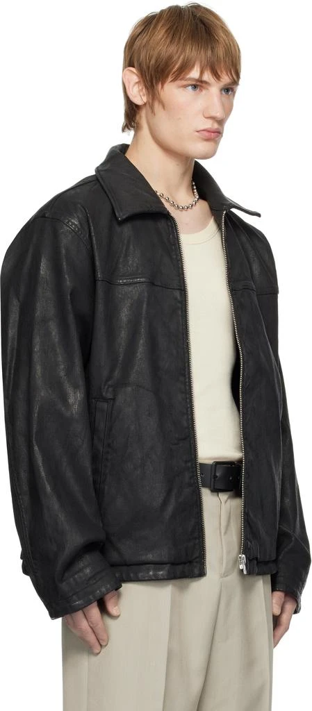 Hugo Boss Black Coated Denim Jacket 2