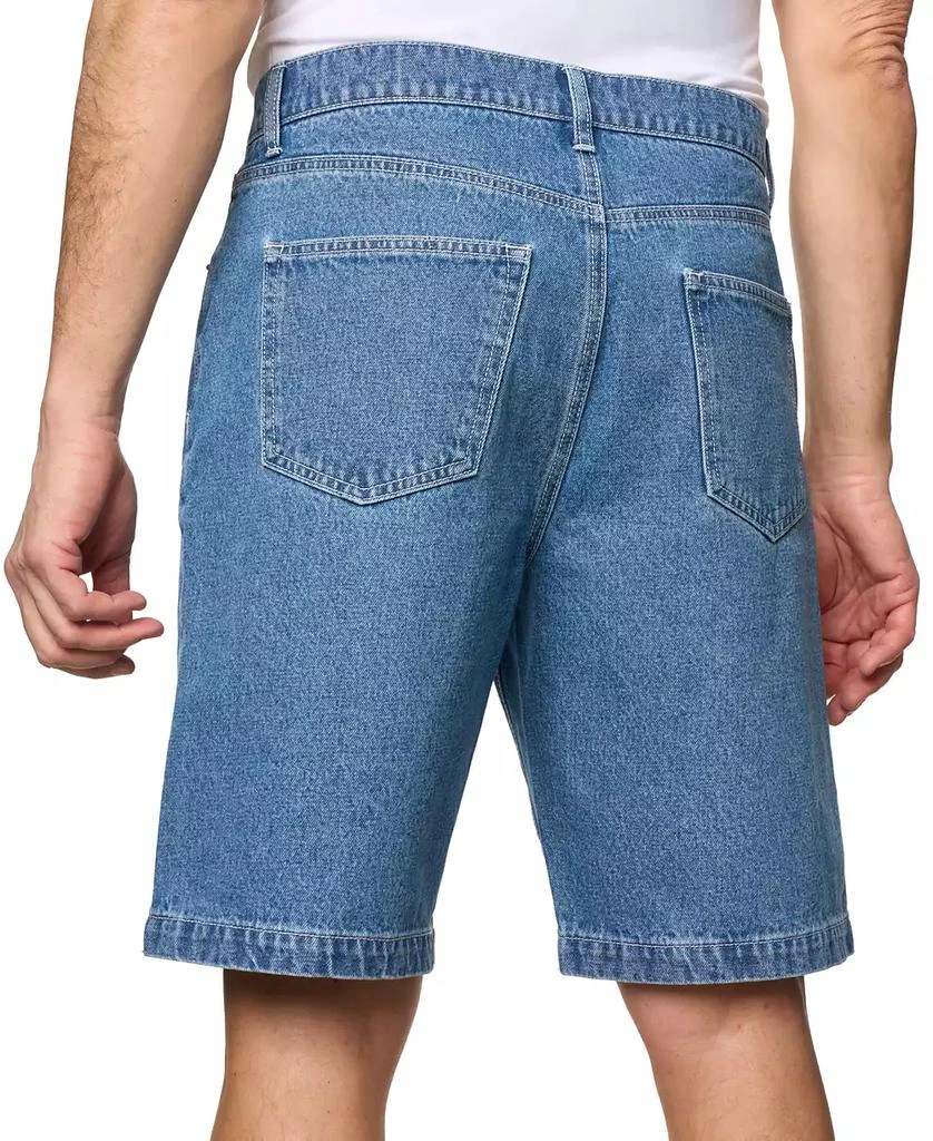 Lazer Men's Loose-Fit 10" Denim Shorts 2
