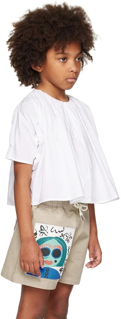 Marni Kids White Embroidered Shirt 2
