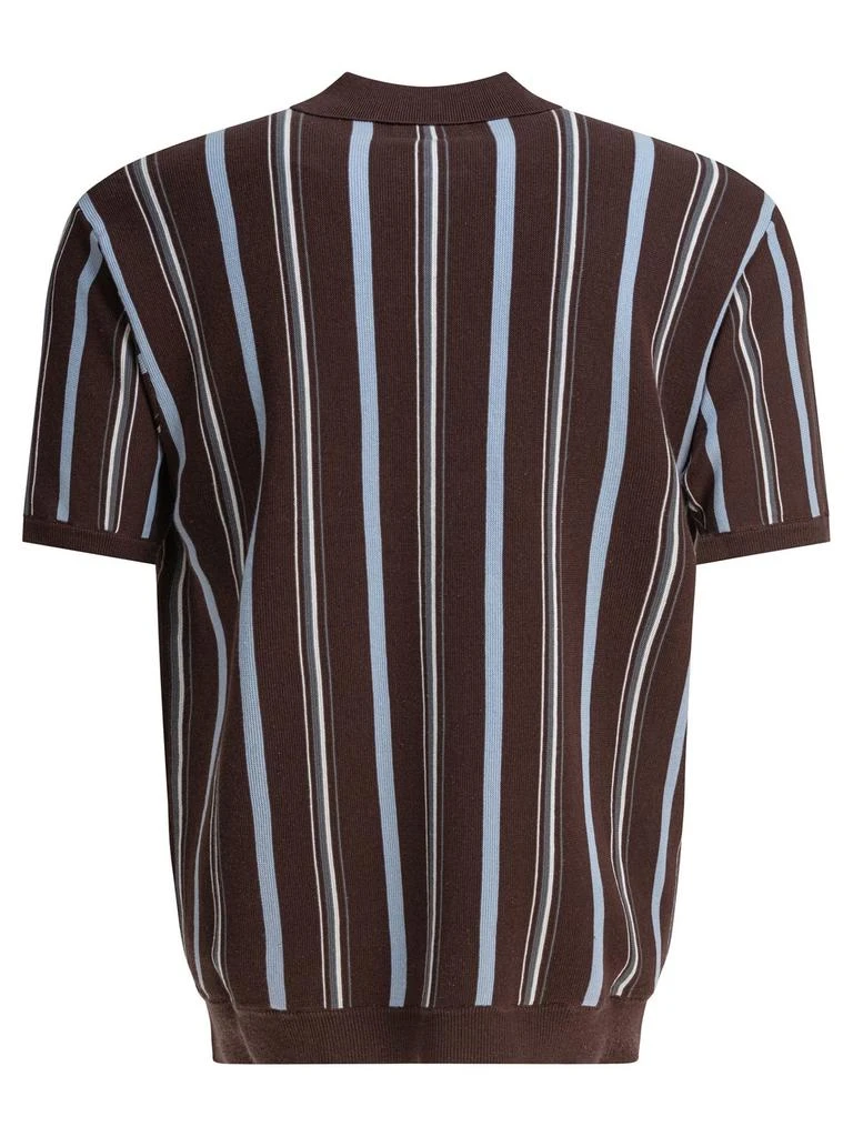 BEAMS PLUS Beams Plus Striped Polo Shirt 2