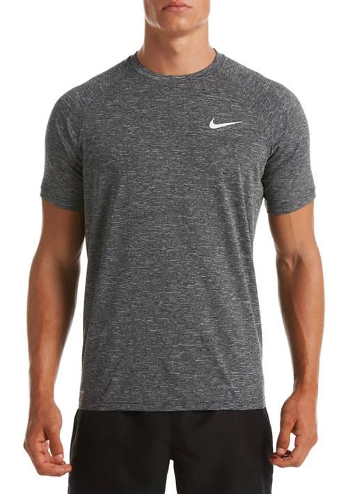 NIKE Heather Short Sleeve Hydroguard Swim T Shirt 1