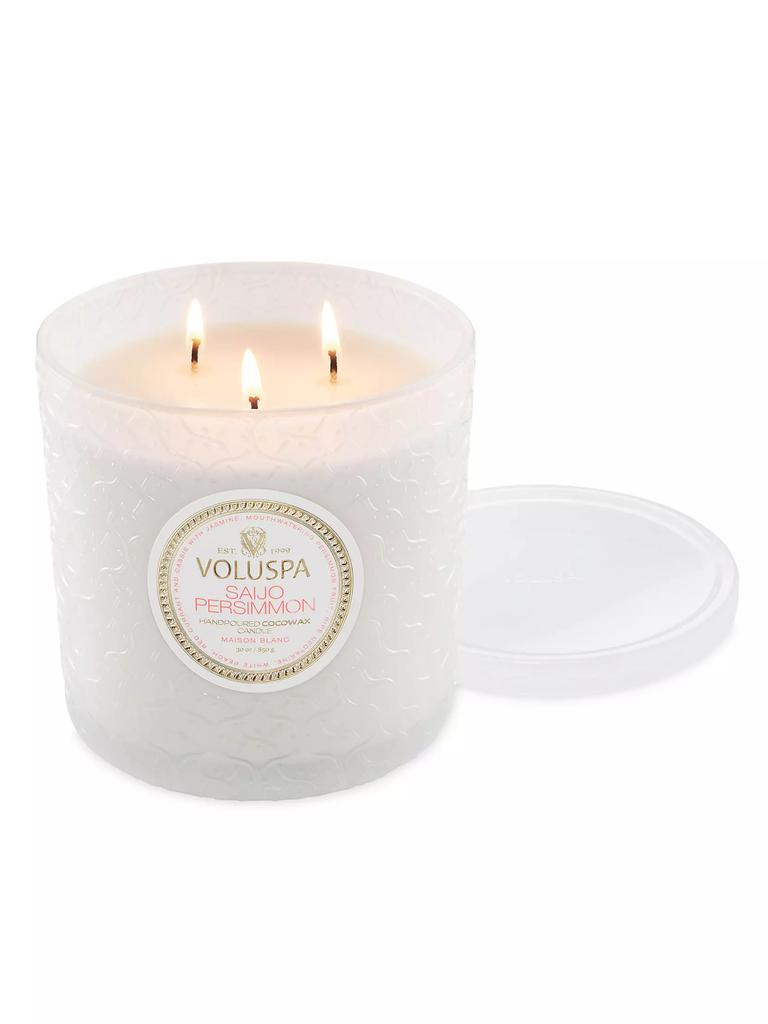 Voluspa Saijo Persimmon Luxe Candle