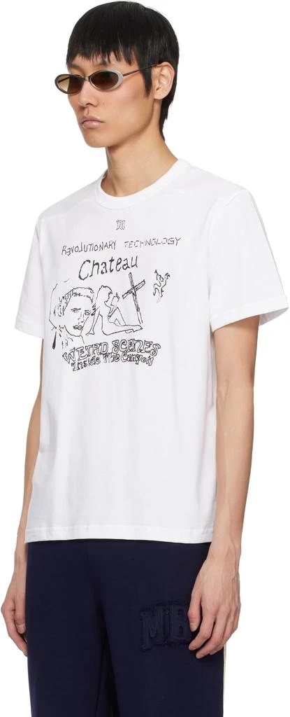 Misbhv White 'Weird Scenes' Small T-shirt 4