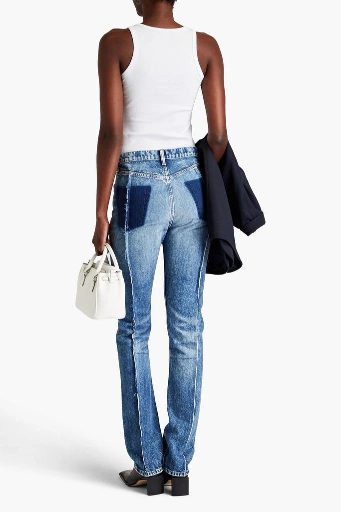 MAISON MARGIELA Faded high-rise straight-leg jeans 3