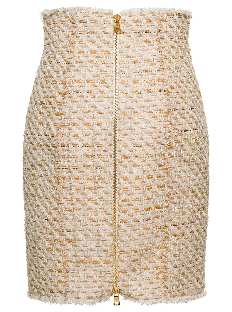 Balmain Balmain High-Waisted Tweed Skirt 2