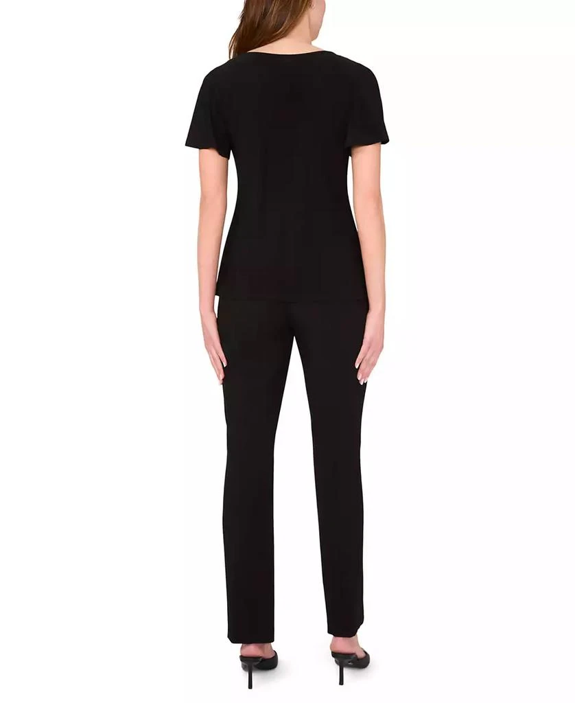 MSK Women's V-Neck Short-Sleeve Top 3