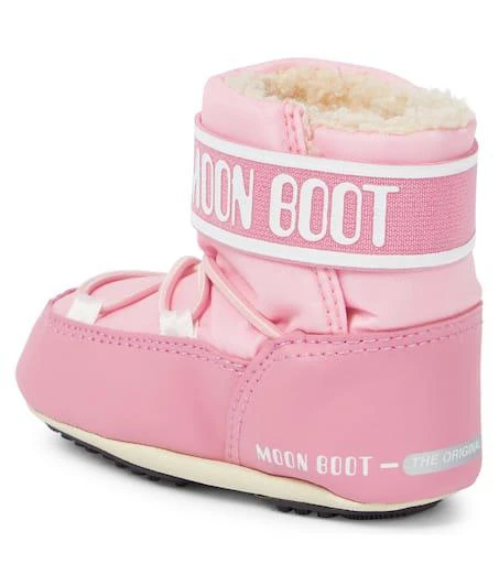 Moon Boot Baby leather-trimmed snow boots 2