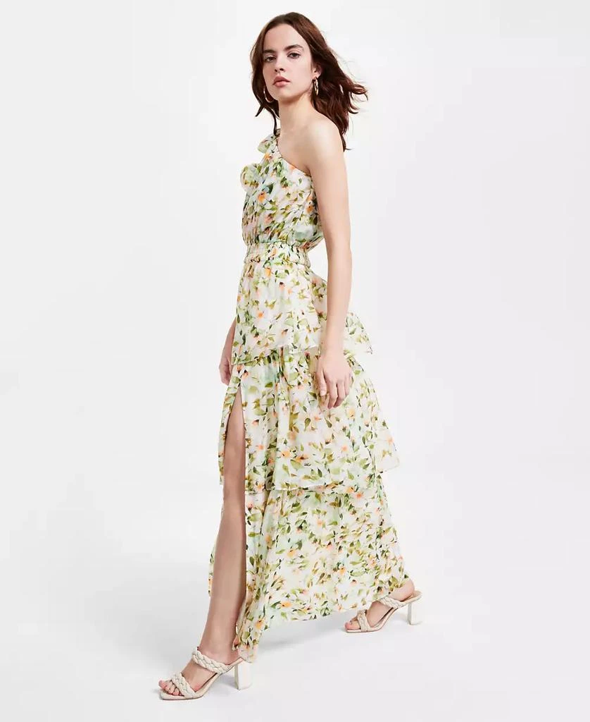 ASTR Women's Imelda Asymmetric-Neck Maxi Dress 2
