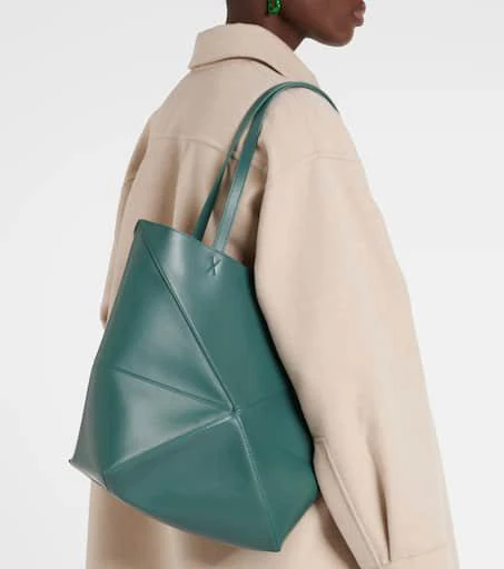 Loewe Puzzle Fold Medium leather tote bag 2