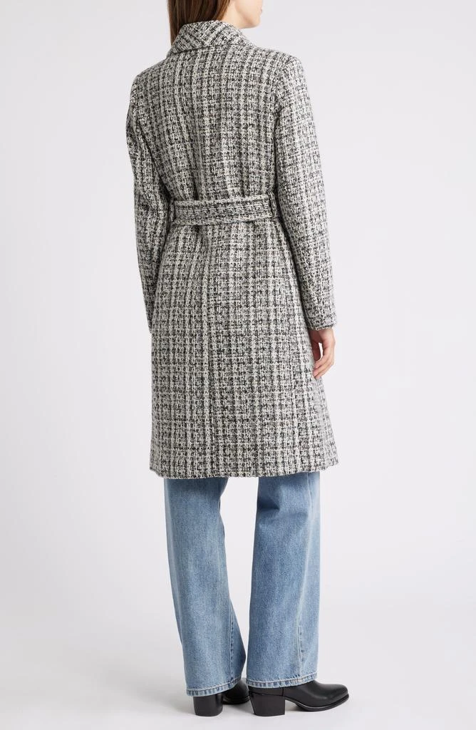 Sam Edelman Tweed Drape Lapel Wrap Coat 2