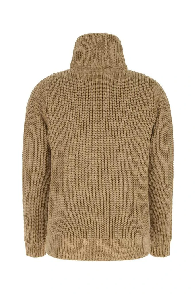 Prada Prada Zip-Up Ribbed Knit Cardigan 2