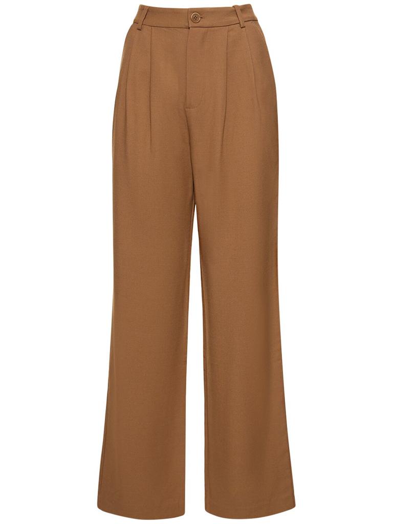 ANINE BING Carrie Viscose Blend Twill Pants