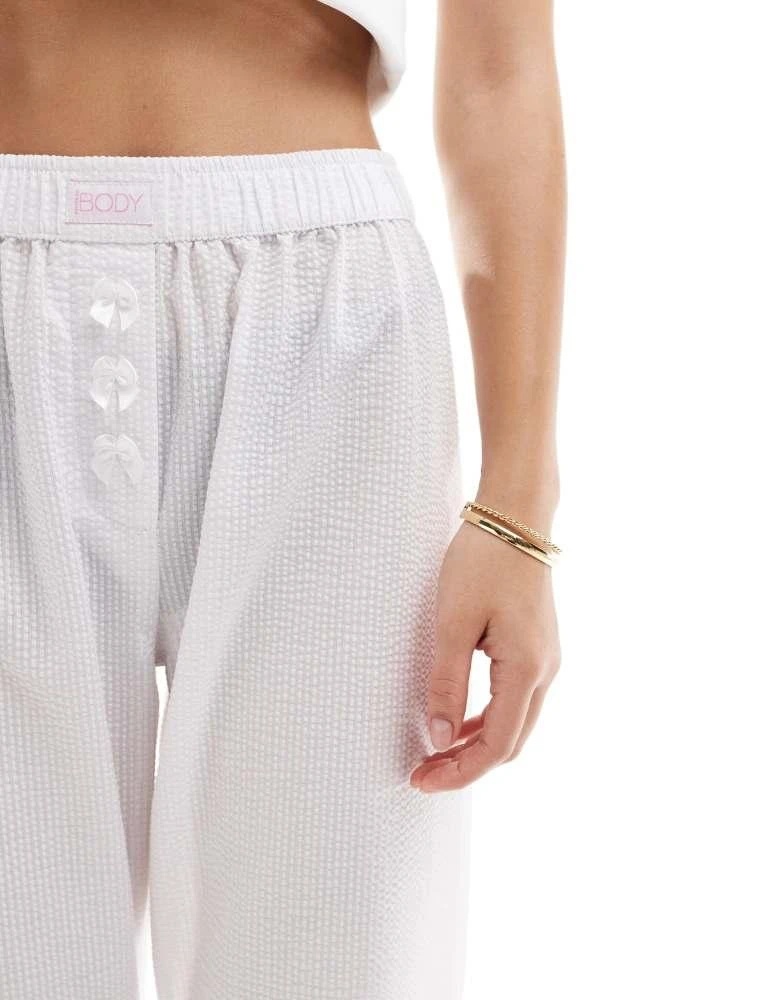 Cotton:On Cotton On boxer style textured pyjama bottoms 3