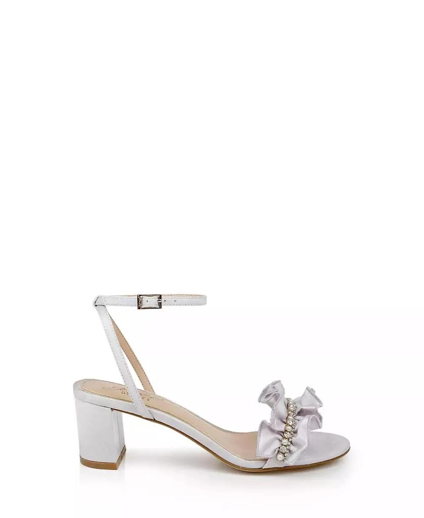 Badgley Mischka Women's Desirie Block Heel Evening Sandals 2