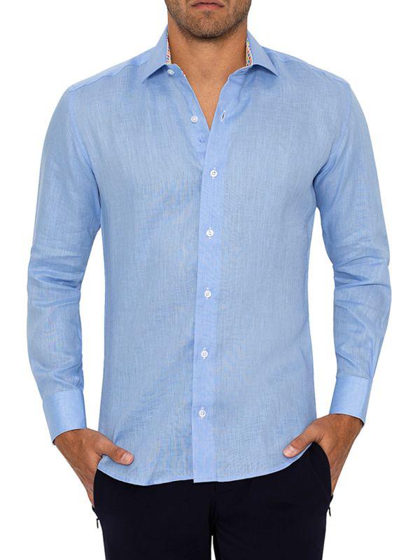 Bertigo Long Sleeve Linen Shirt