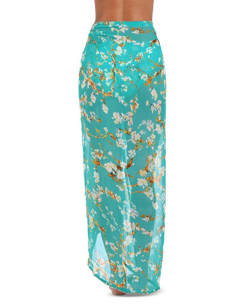 L'Agence Maribel Cherry Sheer Pareo Swim Cover-Up 3