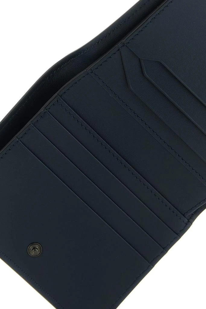 MontBlanc Navy blue leather wallet 3