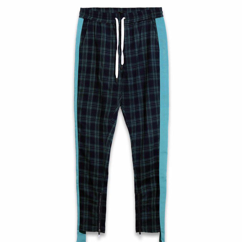 Konus Men's Plaid Pants Green