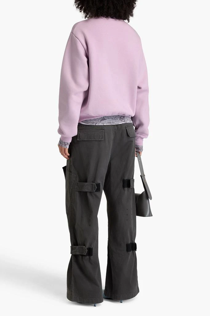 Acne Studios Cotton-blend fleece sweatshirt 3
