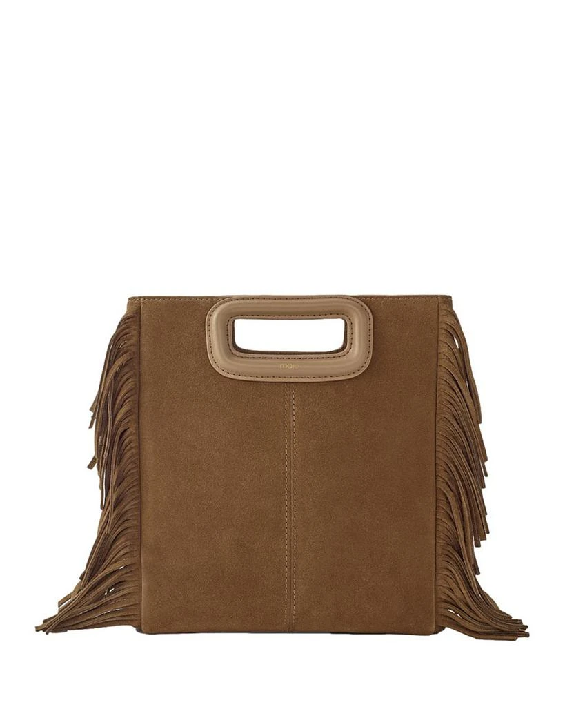 Maje M Suede Fringe Bag 1