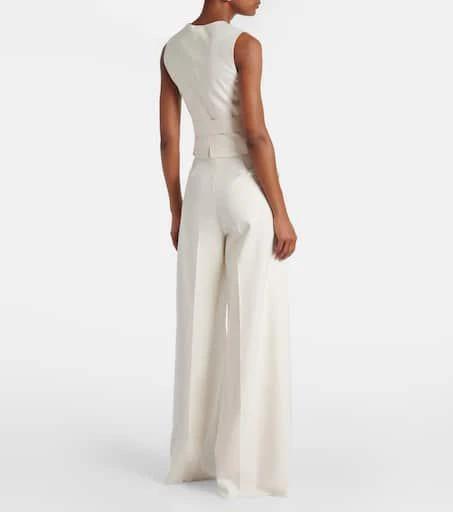 Max Mara Zampa bow-detail cotton-blend vest 3