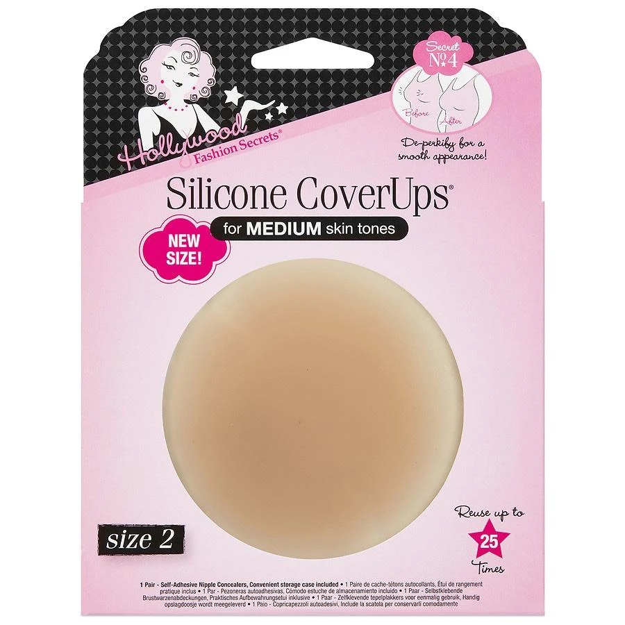 Hollywood Fashion Secrets Silicone CoverUps Size 2