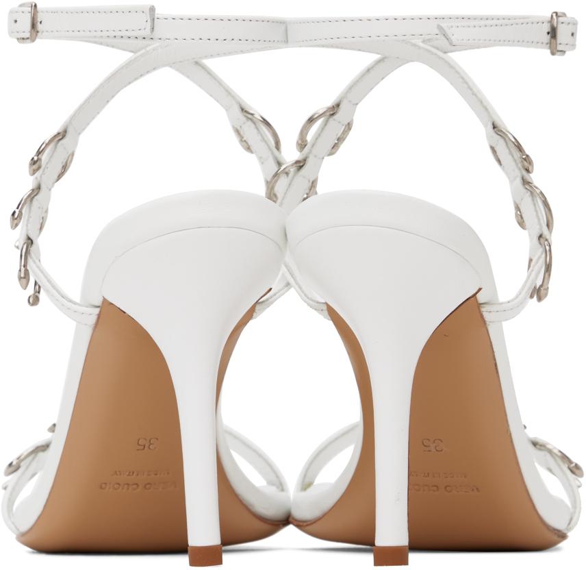 Miaou White GIABORGHINI Edition Reno Heeled Sandals