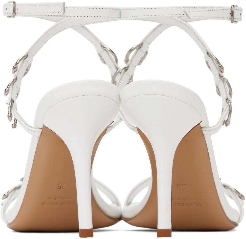 Miaou White GIABORGHINI Edition Reno Heeled Sandals 2