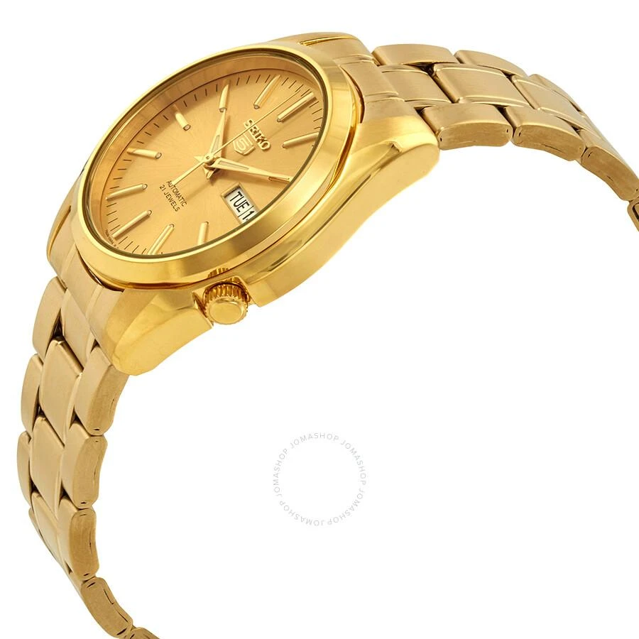 Seiko Series 5 Automatic Gold Dial Men's Watch SNKL48 2