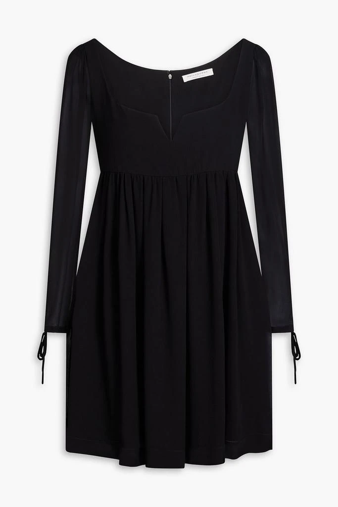 PHILOSOPHY di LORENZO SERAFINI Gathered georgette mini dress 1