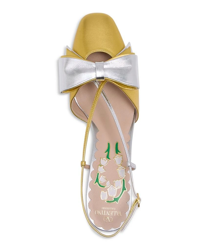 Valentino Women
s Bowow Slingback Pumps 4