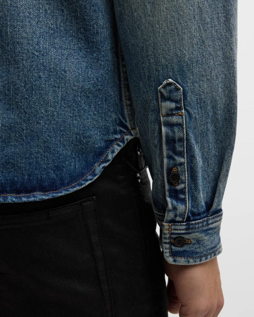 Yves Saint Laurent Men's Denim Shirt 6