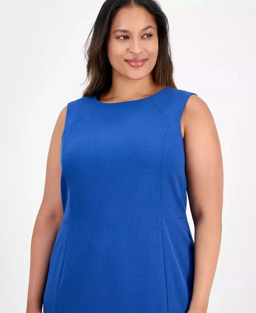 Kasper Plus Size Stretch Crepe Sheath Dress 3