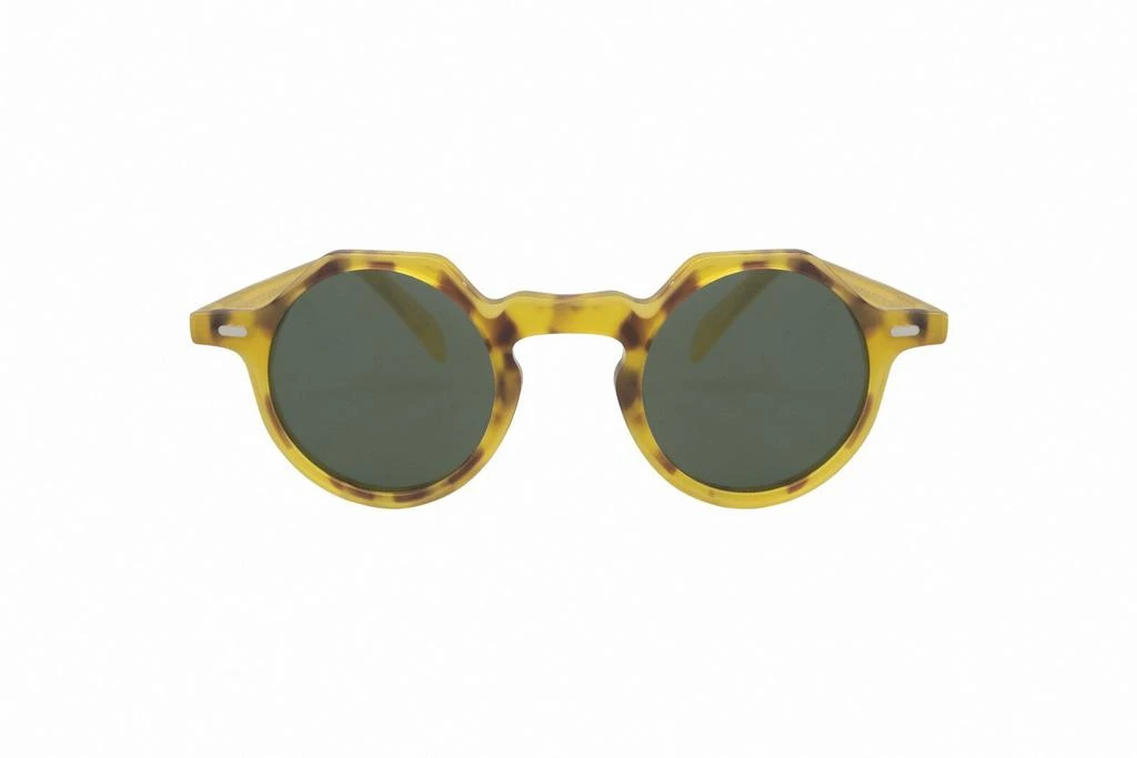 Lesca Lesca Yoga Round Frame Sunglasses 1
