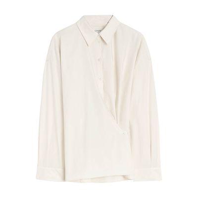 Lemaire Straight collar twisted shirt