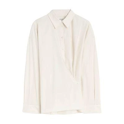 Lemaire Straight collar twisted shirt 1