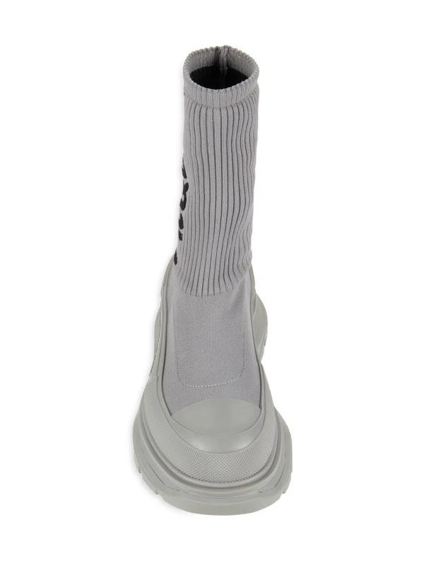 Alexander McQueen Logo Sock Boots 5