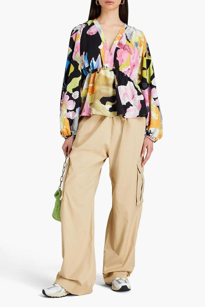 Stine Goya Toni printed crepe blouse 2