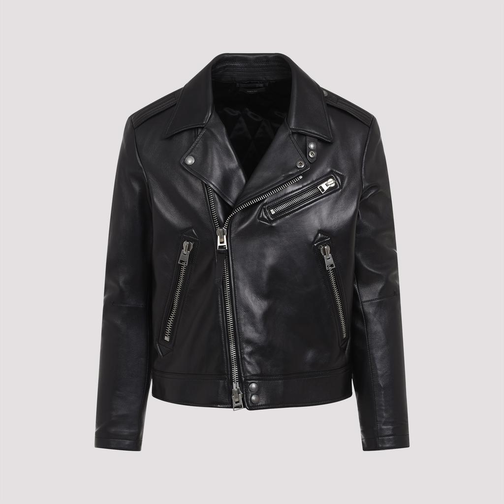 Tom Ford LAMB LEATHER BIKER JACKET