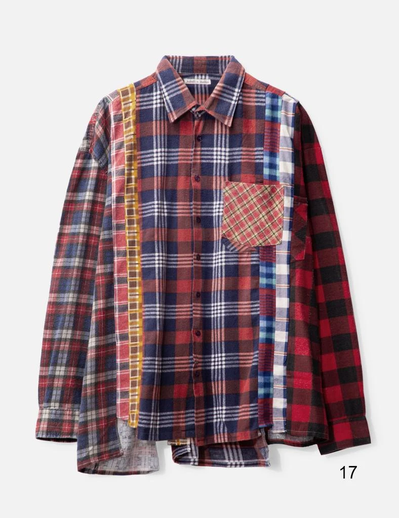 Needles 7 Cuts Wide Flannel Shirt 22