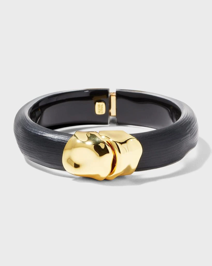 Alexis Bittar Molten Gold Hinge Bracelet 1