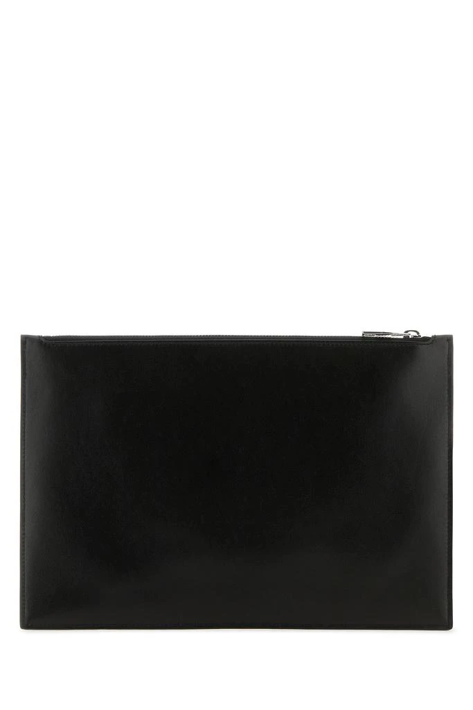 Alexander McQueen Black leather pouch 3