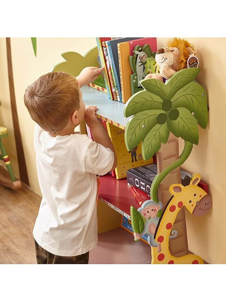 Teamson Little Kid's Sunny Safari Bookshelf 5