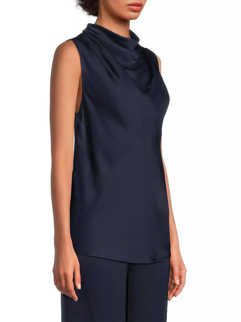 Rue Sophie Mika Satin Cowlneck Sleeveless Top 4