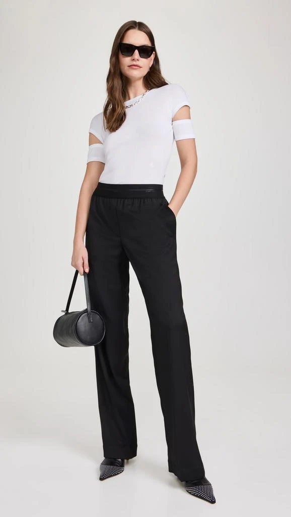 Helmut Lang Slash Shrunken Soft Tee 9