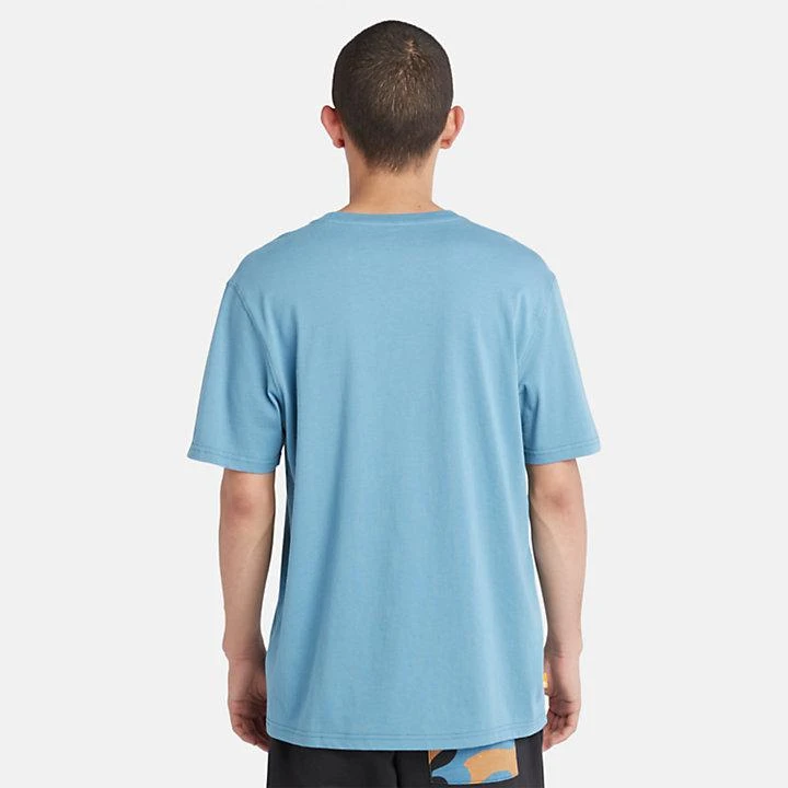 Timberland Modern Wash Brand Carrier Tee for Men in Blue 5