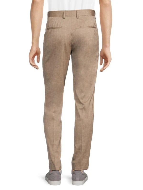 Hugo Boss Slim Fit Virgin Wool Blend Flat Front Dress Pants 2