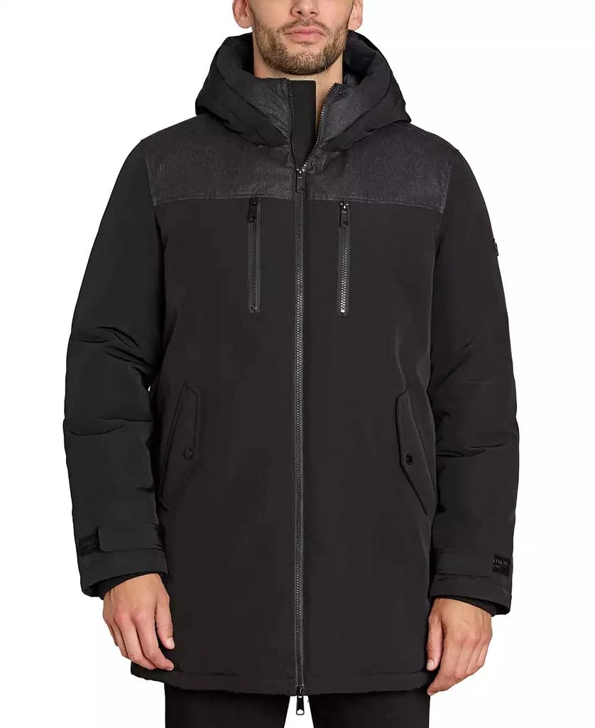 Sam Edelman Men's Expedition Full-Zip Hooded Parka 1